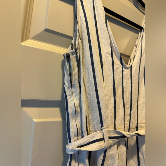 Madewell Striped Pull on Jumpsuit in Marta Stripe - Picture 11 of 12